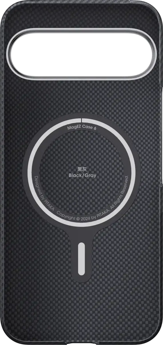 PITAKA MagEZ 6 Google Pixel 9 Pro XL Hoesje 600D Ultra Dun MagSafe Zwart afbeelding 13