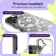 HappyCase Joy Apple iPhone 16 Hoesje MagSafe Back Cover Daisy Hearts afbeelding 3
