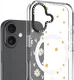 HappyCase Joy Apple iPhone 16 Hoesje MagSafe Back Cover Daisy Hearts afbeelding 2
