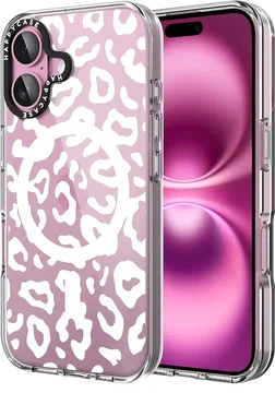 HappyCase Joy Apple iPhone 16 Hoesje MagSafe Back Cover Wild Leopard