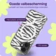 HappyCase Joy Apple iPhone 16 Hoesje MagSafe Back Cover Silver Zebra afbeelding 6