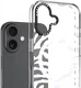 HappyCase Joy Apple iPhone 16 Hoesje MagSafe Back Cover Silver Zebra afbeelding 2