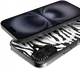 HappyCase Joy Apple iPhone 16 Hoesje MagSafe Back Cover Silver Zebra afbeelding 11