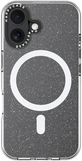 HappyCase Joy Apple iPhone 16 Hoesje MagSafe Back Cover Sparkle Glitter afbeelding 15