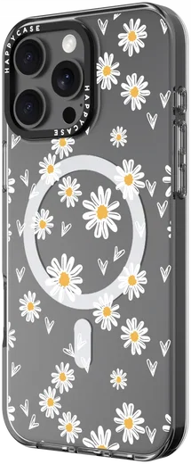HappyCase Joy Apple iPhone 16 Pro Hoesje MagSafe Back Cover Daisy Hearts afbeelding 17