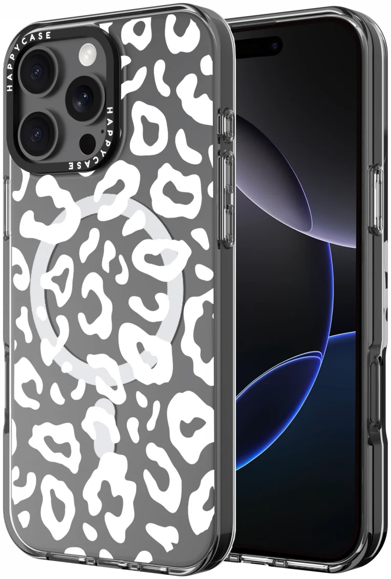 HappyCase Joy Apple iPhone 16 Pro Hoesje MagSafe Back Cover Wild Leopard afbeelding 1