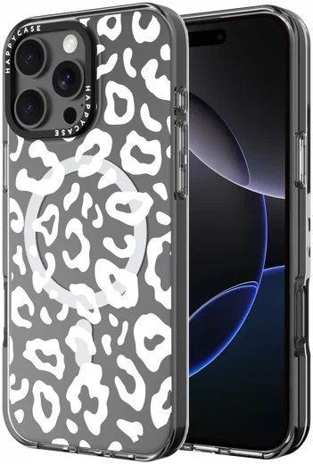 HappyCase Joy Apple iPhone 16 Pro Hoesje MagSafe Back Cover Wild Leopard afbeelding 1
