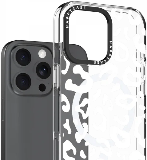 HappyCase Joy Apple iPhone 16 Pro Hoesje MagSafe Back Cover Wild Leopard afbeelding 2
