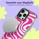 HappyCase Joy Apple iPhone 16 Pro Hoesje MagSafe Back Cover Wavy Swirl afbeelding 5