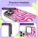 HappyCase Joy Apple iPhone 16 Pro Hoesje MagSafe Back Cover Wavy Swirl afbeelding 3