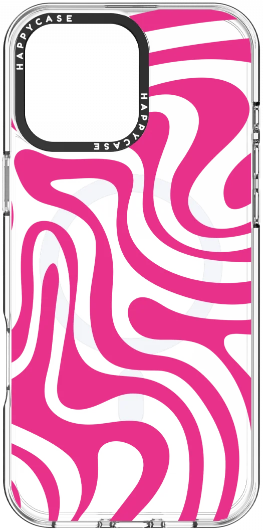 HappyCase Joy Apple iPhone 16 Pro Hoesje MagSafe Back Cover Wavy Swirl afbeelding 15