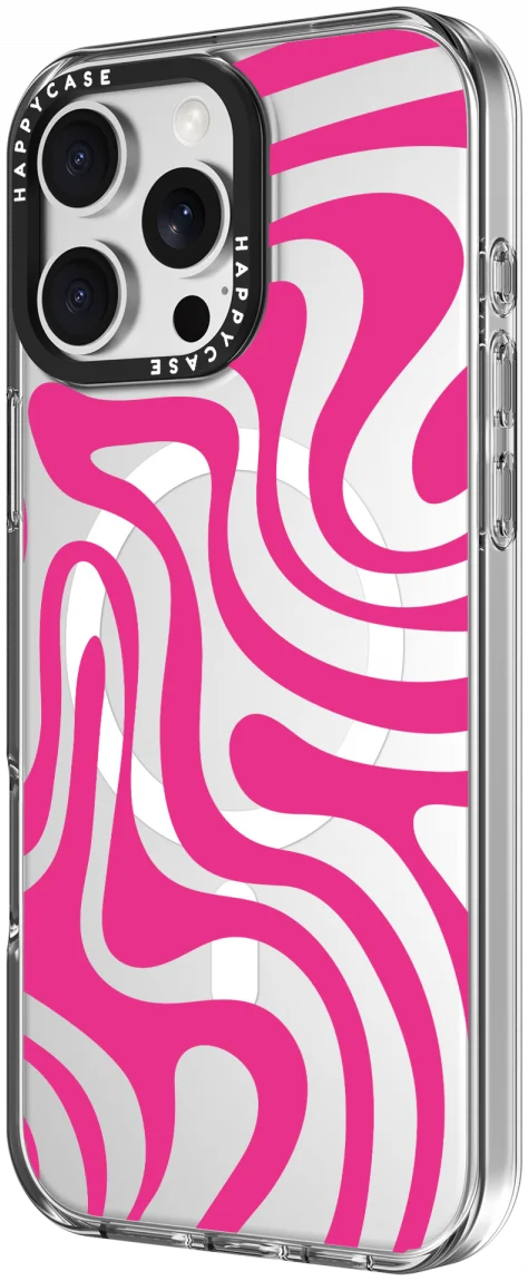 HappyCase Joy Apple iPhone 16 Pro Hoesje MagSafe Back Cover Wavy Swirl afbeelding 16