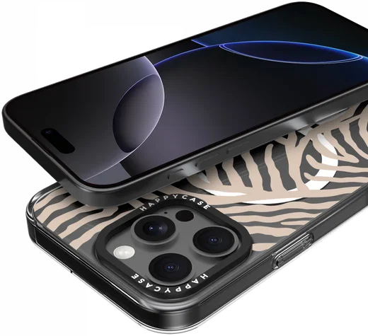 HappyCase Joy Apple iPhone 16 Pro Hoesje MagSafe Back Cover Safari Tiger afbeelding 11