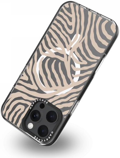 HappyCase Joy Apple iPhone 16 Pro Hoesje MagSafe Back Cover Safari Tiger afbeelding 13