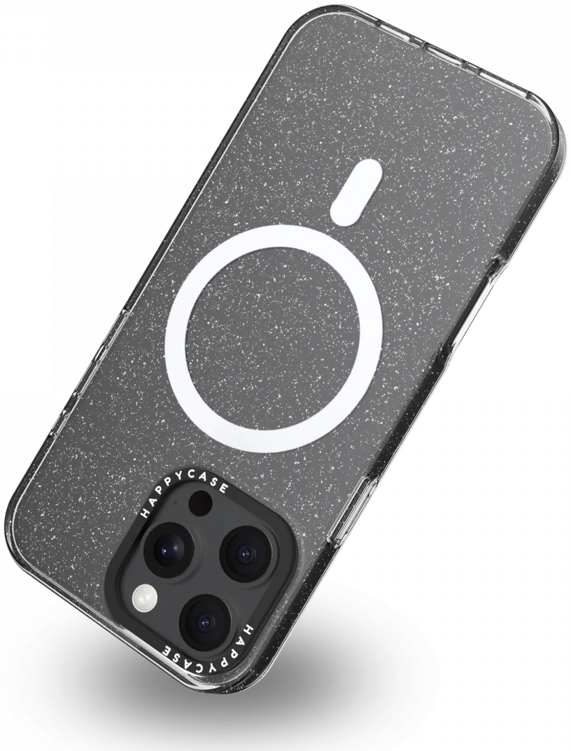 HappyCase Joy Apple iPhone 16 Pro Hoesje MagSafe Back Cover Sparkle Glitter afbeelding 14