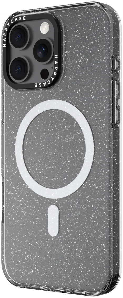 HappyCase Joy Apple iPhone 16 Pro Hoesje MagSafe Back Cover Sparkle Glitter afbeelding 17