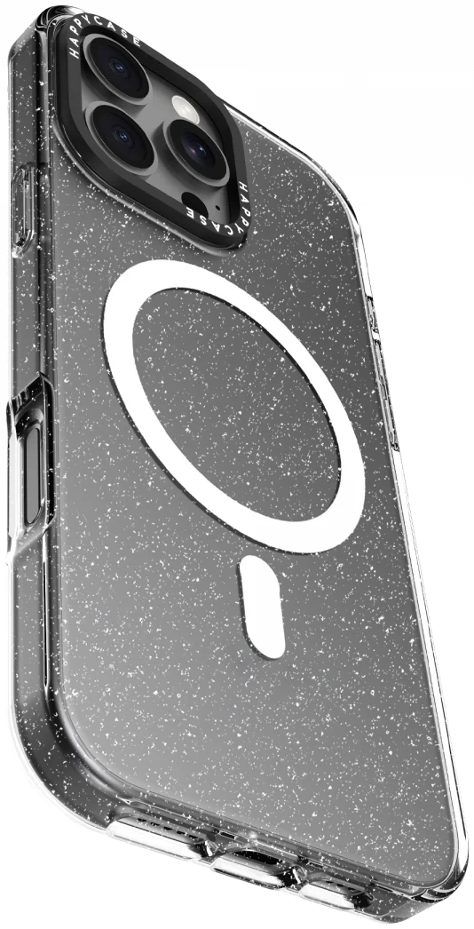 HappyCase Joy Apple iPhone 16 Pro Hoesje MagSafe Back Cover Sparkle Glitter afbeelding 13