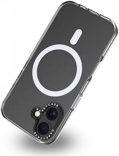 HappyCase Joy Apple iPhone 16 Plus Hoesje MagSafe Back Cover Crystal Clear afbeelding 13