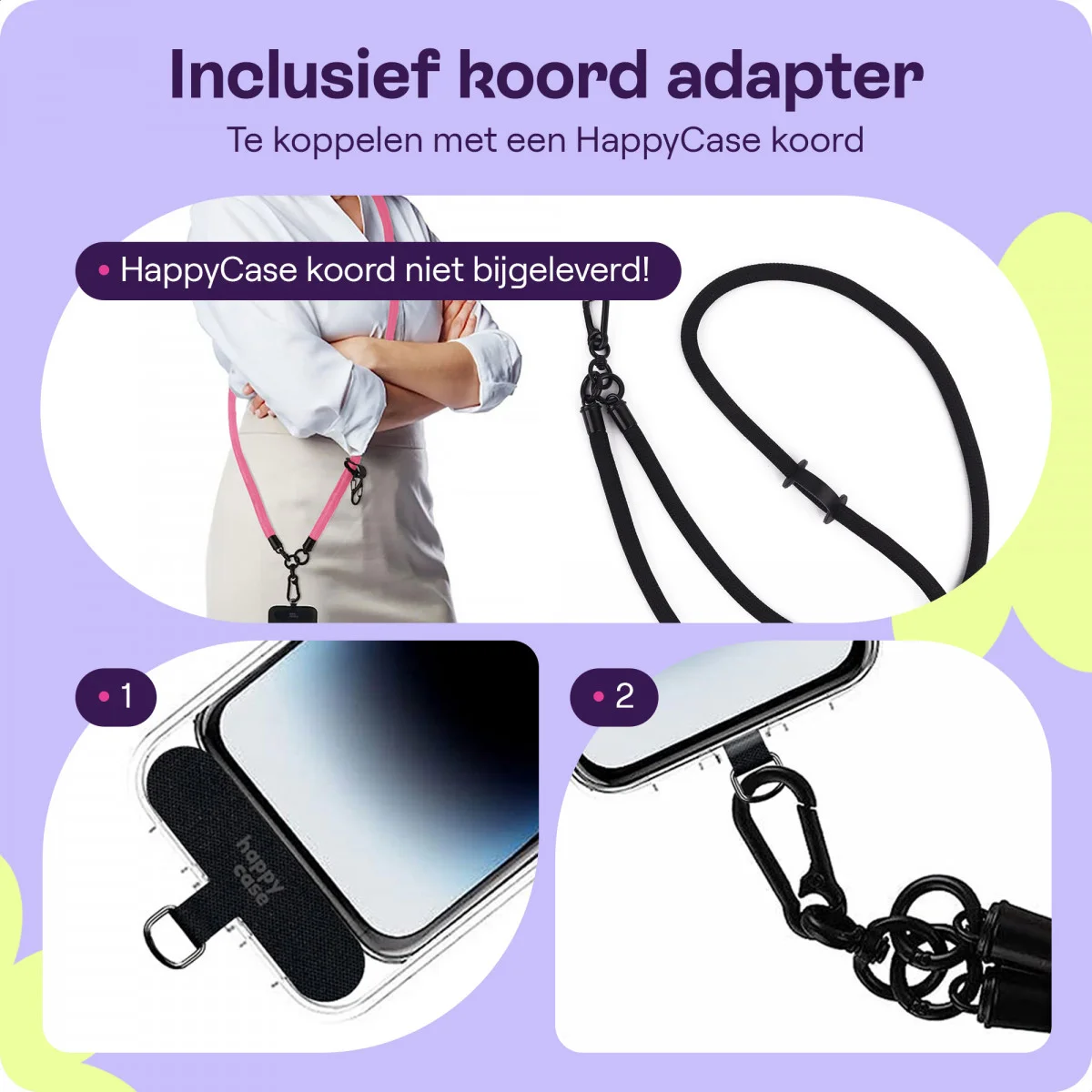 HappyCase Joy Apple iPhone 16 Plus Hoesje MagSafe Back Cover Crystal Clear afbeelding 7