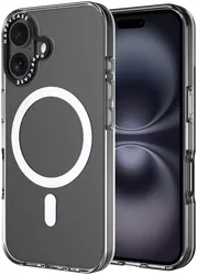 HappyCase Joy Apple iPhone 16 Plus Hoesje MagSafe Back Cover Crystal Clear afbeelding