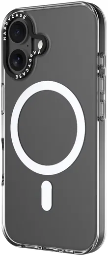 HappyCase Joy Apple iPhone 16 Plus Hoesje MagSafe Back Cover Crystal Clear afbeelding 16