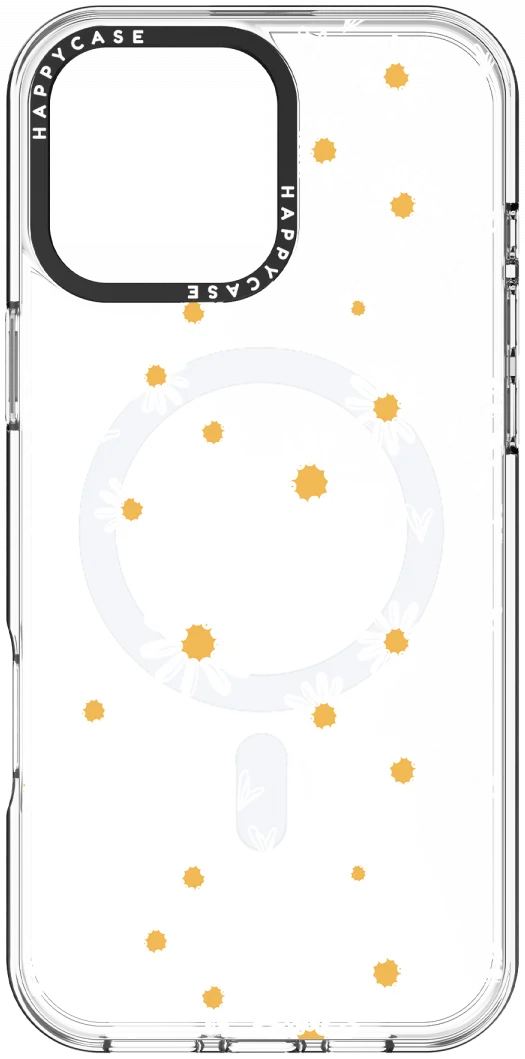 HappyCase Joy Apple iPhone 16 Pro Max Hoesje MagSafe Back Cover Daisy Hearts afbeelding 16
