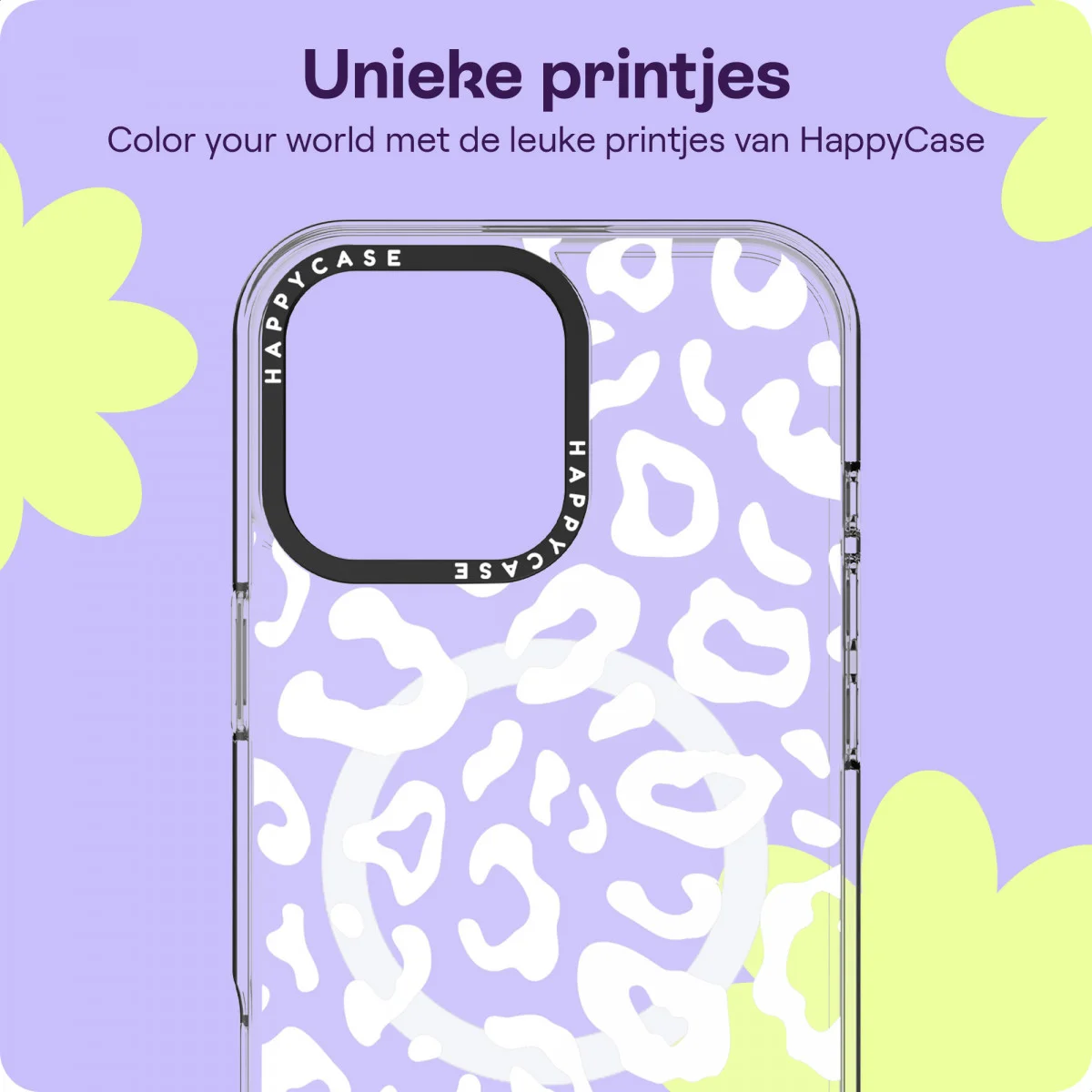 HappyCase Joy Apple iPhone 16 Pro Max Hoesje MagSafe Back Cover Wild Leopard afbeelding 4