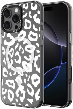 HappyCase Joy Apple iPhone 16 Pro Max Hoesje MagSafe Back Cover Wild Leopard