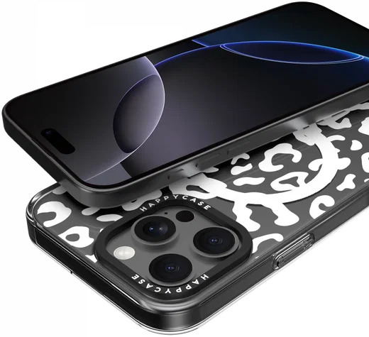 HappyCase Joy Apple iPhone 16 Pro Max Hoesje MagSafe Back Cover Wild Leopard afbeelding 11