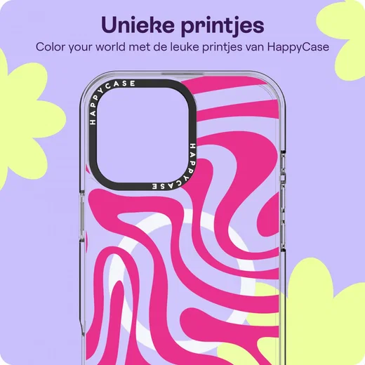 HappyCase Joy Apple iPhone 16 Pro Max Hoesje MagSafe Back Cover Wavy Swirl afbeelding 4