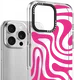 HappyCase Joy Apple iPhone 16 Pro Max Hoesje MagSafe Back Cover Wavy Swirl afbeelding 2