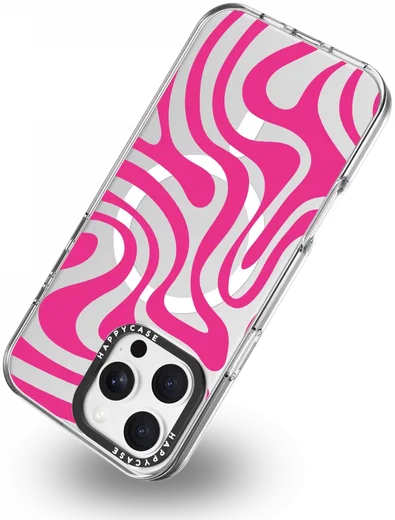 HappyCase Joy Apple iPhone 16 Pro Max Hoesje MagSafe Back Cover Wavy Swirl afbeelding 13