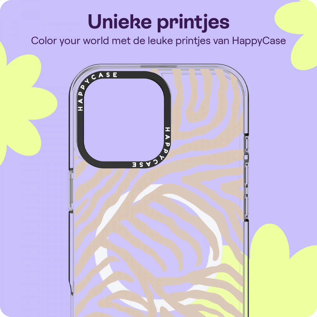 HappyCase Joy Apple iPhone 16 Pro Max Hoesje MagSafe Back Cover Safari Tiger afbeelding 4