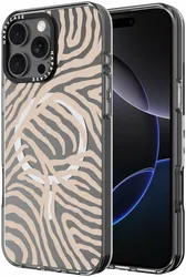 HappyCase Joy Apple iPhone 16 Pro Max Hoesje MagSafe Back Cover Safari Tiger afbeelding