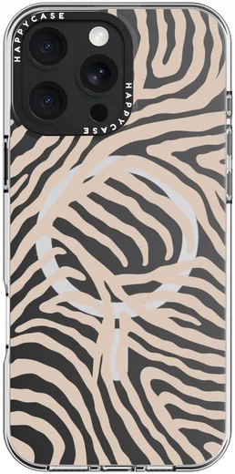 HappyCase Joy Apple iPhone 16 Pro Max Hoesje MagSafe Back Cover Safari Tiger afbeelding 14