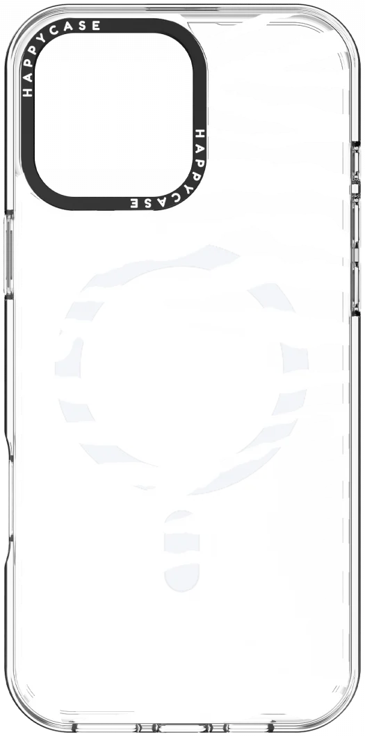 HappyCase Joy Apple iPhone 16 Pro Max Hoesje MagSafe Back Cover Silver Zebra afbeelding 15
