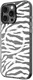 HappyCase Joy Apple iPhone 16 Pro Max Hoesje MagSafe Back Cover Silver Zebra afbeelding 16