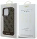 Guess 4G Bottom Stripe Apple iPhone 16 Pro Hoesje Back Cover Bruin afbeelding 5