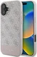 Guess 4G Bottom Stripe Apple iPhone 16 Hoesje Back Cover Roze afbeelding 1