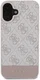 Guess 4G Bottom Stripe Apple iPhone 16 Hoesje Back Cover Roze afbeelding 2