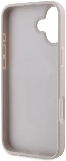 Guess 4G Bottom Stripe Apple iPhone 16 Hoesje Back Cover Roze afbeelding 4