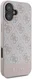 Guess 4G Bottom Stripe Apple iPhone 16 Hoesje Back Cover Roze afbeelding 5