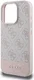 Guess 4G Bottom Stripe Apple iPhone 16 Pro Hoesje Back Cover Roze afbeelding 4