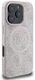 Guess 4G Ring Classic Logo iPhone 16 Pro Max Hoesje MagSafe Back Cover Roze afbeelding 3