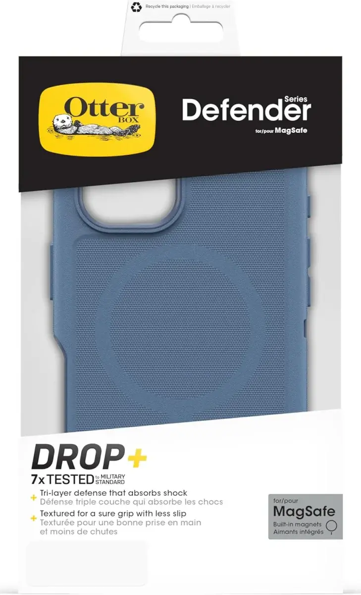 OtterBox Defender MagSafe Apple iPhone 16 Hoesje Back Cover Blauw afbeelding 5