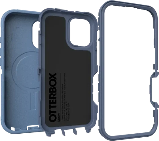 OtterBox Defender MagSafe Apple iPhone 16 Hoesje Back Cover Blauw afbeelding 6