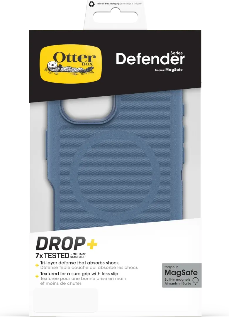 OtterBox Defender MagSafe Apple iPhone 16 Hoesje Back Cover Blauw afbeelding 10