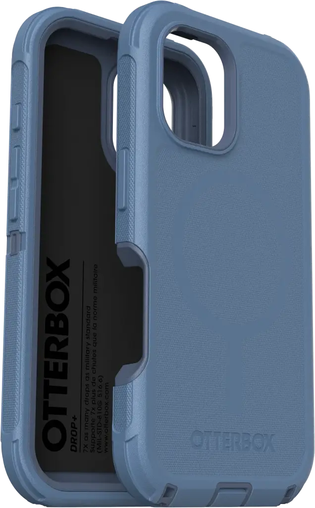 OtterBox Defender MagSafe Apple iPhone 16 Hoesje Back Cover Blauw afbeelding 7