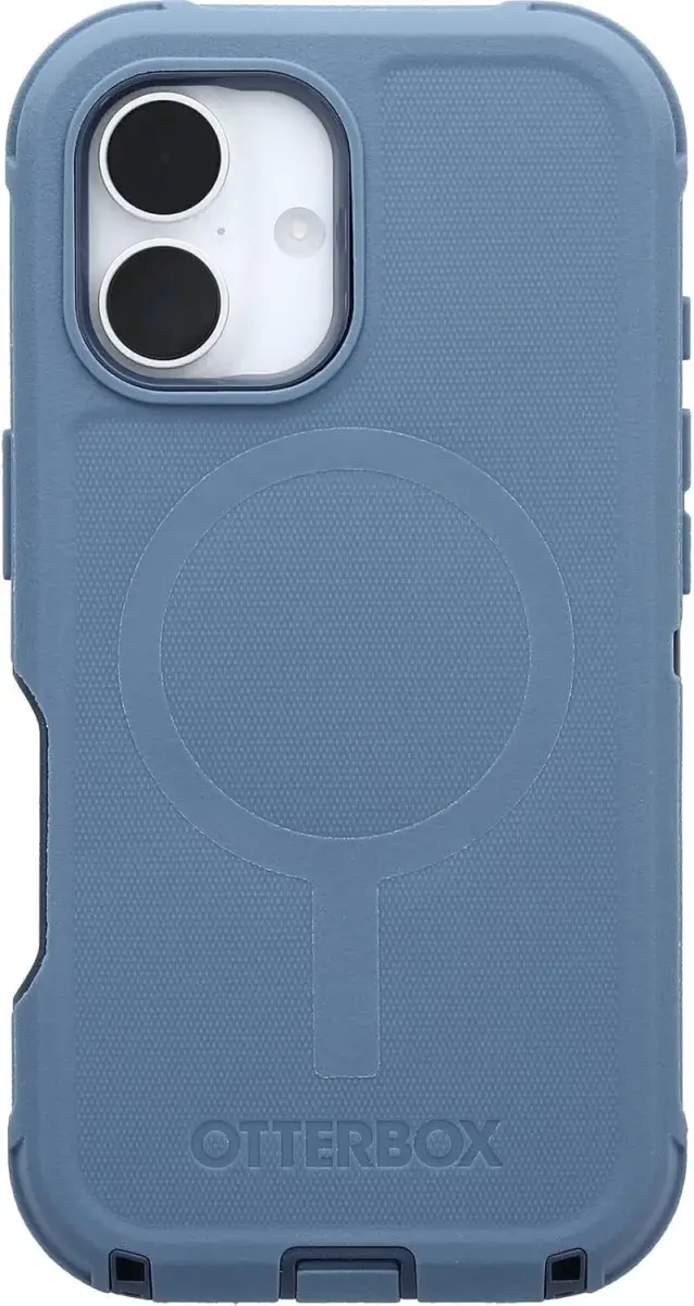 OtterBox Defender MagSafe Apple iPhone 16 Hoesje Back Cover Blauw afbeelding 3