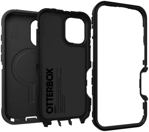 OtterBox Defender MagSafe Apple iPhone 16 Hoesje Back Cover Zwart afbeelding 6